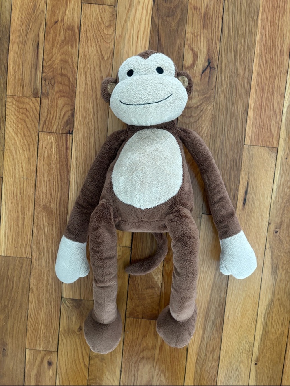 Plush Monkey Stuffed Animal - Brown and Cream